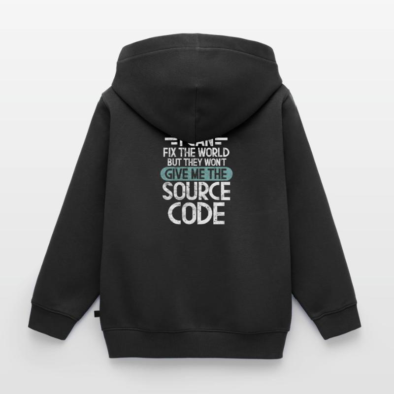 Programmierer Kinder Premium Organic Zip Hoodie