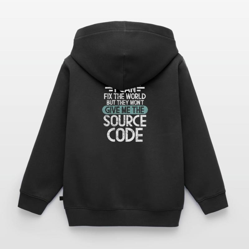 Programmierer Kinder Premium Organic Zip Hoodie
