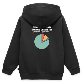 Chimie - Sweat Premium à capuche zippé enfant bio - noir - Dos - AI Model Kid Male (0cm)