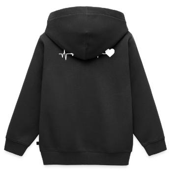 Mathematics - Kids Premium Organic Zip-up Hoodie - black - Back - AI Model Kid Male (0cm)