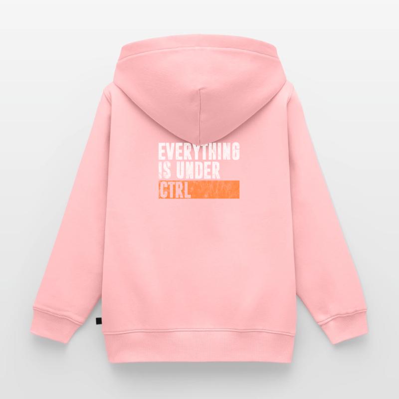 Computer Nerd PC Programmierer Informatik Geschenk Kinder Premium Organic Zip Hoodie