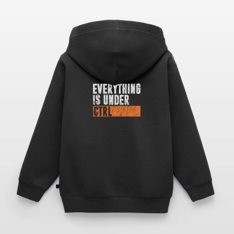 Computer Nerd PC Programmer Computer Science Gift Kids Premium Organic Zip-up Hoodie