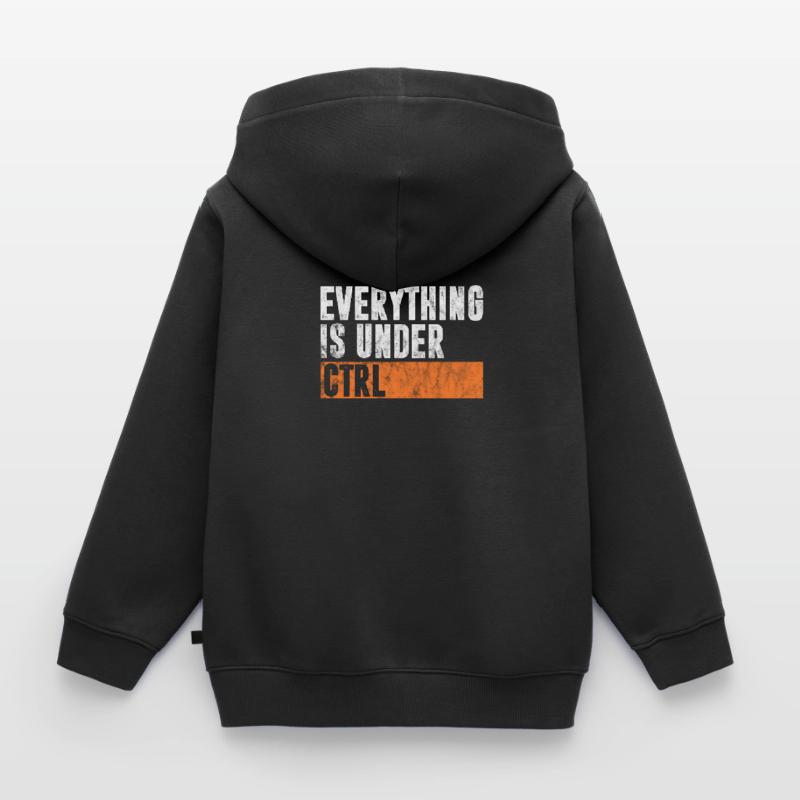 Computer Nerd PC Programmer Computer Science Gift Kids Premium Organic Zip-up Hoodie