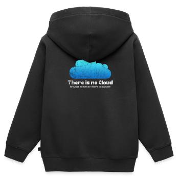 Computer Nerd PC Programmer Computer Science Gift - Kids Premium Organic Zip-up Hoodie - black - Back - AI Model Kid Male (0cm)