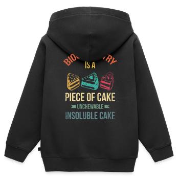 Biochemie Ist Ein Kinderspiel Für Baker Or - Kinder Premium Organic Zip Hoodie - Schwarz - Hinten - AI Model Kid Male (0cm)