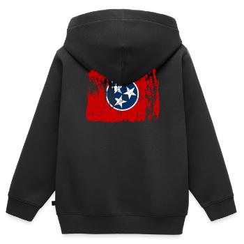 Tennessee Home Geschenk - Kinder Premium Organic Zip Hoodie - Schwarz - Hinten - AI Model Kid Male (0cm)