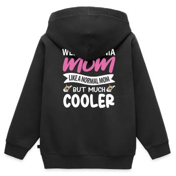 West Virginia mutter geschenk - Kinder Premium Organic Zip Hoodie - Schwarz - Hinten - AI Model Kid Male (0cm)