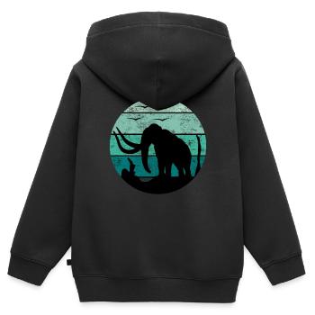Mammut - Kinder Premium Organic Zip Hoodie - Schwarz - Hinten - AI Model Kid Male (0cm)