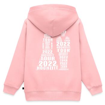 Hochzeit Tour 2022 Junggesellen T-Shirt Geschenk - Kinder Premium Organic Zip Hoodie - Rosa - Hinten - AI Model Kid Female (0cm)