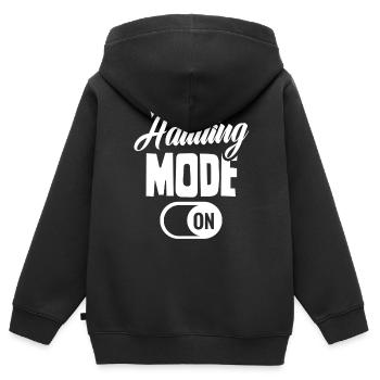 Erwachsen Werden Modus An Geburtstag Erwachsener - Kinder Premium Organic Zip Hoodie - Schwarz - Hinten - AI Model Kid Male (0cm)