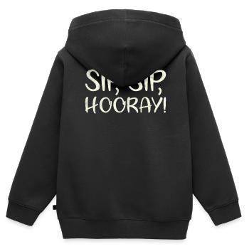 Sip Sip Hurra Marriage Draft For Bridal Groom - Kids Premium Organic Zip-up Hoodie - black - Back - AI Model Kid Male (0cm)