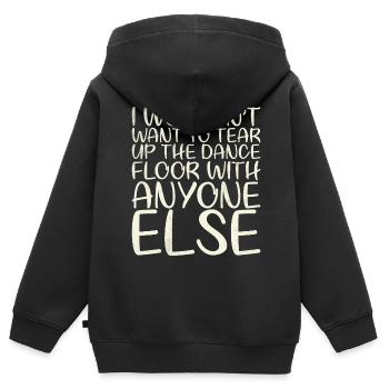 I wouldn't tear up the dance floor for that - Kids Premium Organic Zip-up Hoodie - black - Back - AI Model Kid Male (0cm)