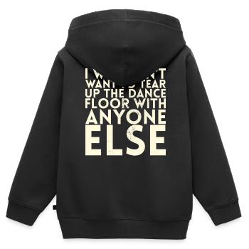 I wouldn't tear up the dance floor for that - Kids Premium Organic Zip-up Hoodie - black - Back - AI Model Kid Male (0cm)