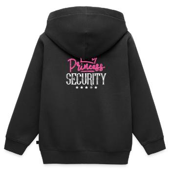 Frère - Sweat Premium à capuche zippé enfant bio - noir - Dos - AI Model Kid Male (0cm)