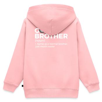 Golf Spieler Spruch Geschenkidee - Kinder Premium Organic Zip Hoodie - Rosa - Hinten - AI Model Kid Female (0cm)