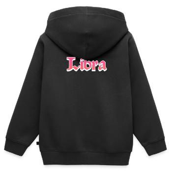 Balance - Sweat Premium à capuche zippé enfant bio - noir - Dos - AI Model Kid Male (0cm)