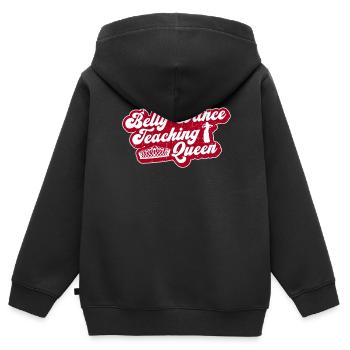 Danse du ventre Danseuse du ventre Professeur Danseur Cadeau - Sweat Premium à capuche zippé enfant bio - noir - Dos - AI Model Kid Male (0cm)