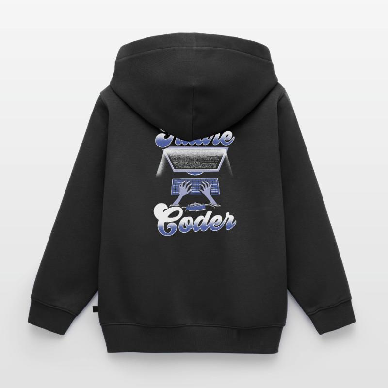 Zukünftiger Coder Code Programmierer Coding Kinder Premium Organic Zip Hoodie