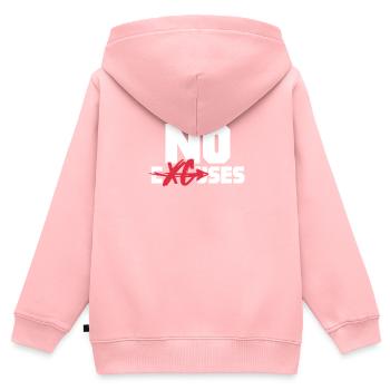 Courir - Sweat Premium à capuche zippé enfant bio - rose - Dos - AI Model Kid Female (0cm)