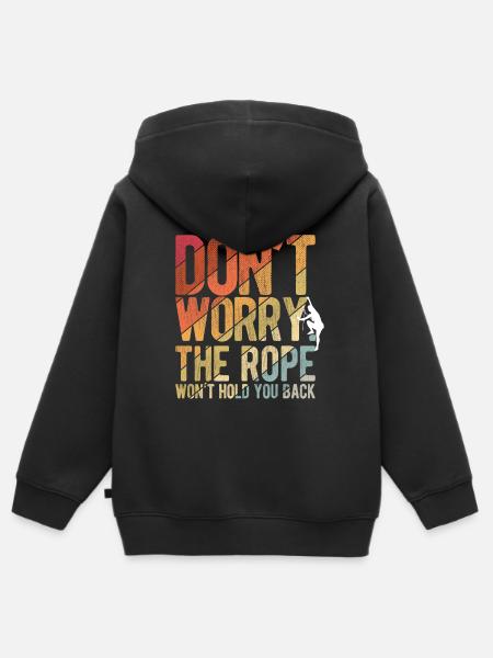 Klettern Bouldern - Kinder Premium Organic Zip Hoodie -