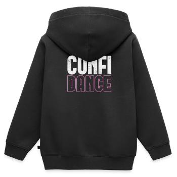 Ballet - Sweat Premium à capuche zippé enfant bio - noir - Dos - AI Model Kid Male (0cm)