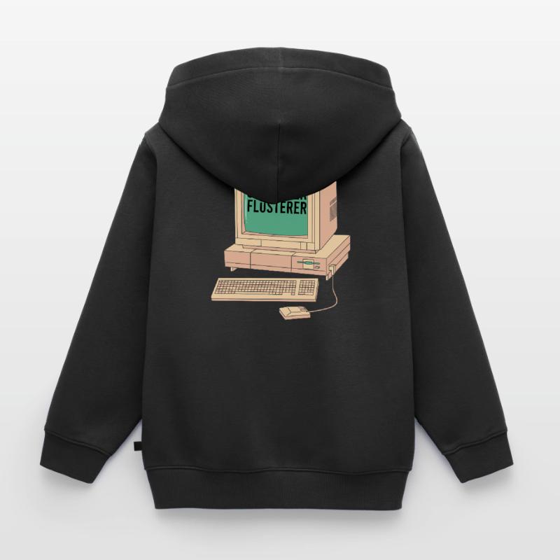 Informatik Computer Programmierer Entwickler Coder Kinder Premium Organic Zip Hoodie