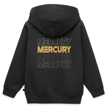 Mercure - Sweat Premium à capuche zippé enfant bio - noir - Dos - AI Model Kid Male (0cm)
