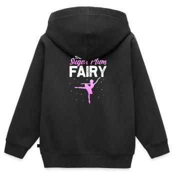Ballett Ballerina Ballet-Tänzerin Tanzen Geschenk - Kinder Premium Organic Zip Hoodie - Schwarz - Hinten - AI Model Kid Male (0cm)