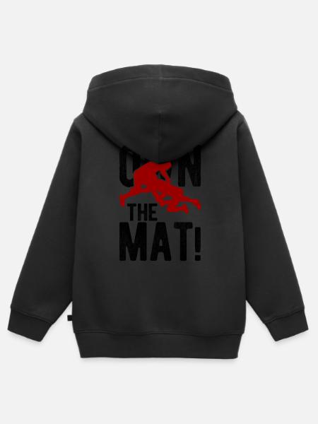 Grappling Martial Arts Wrestling - Kinder Premium Organic Zip Hoodie - 