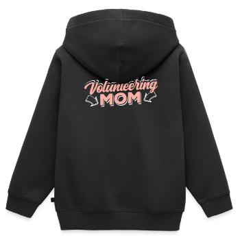 Ehrenamtliche Mutter Beruf Freiwillig Freiwilliger - Kinder Premium Organic Zip Hoodie - Schwarz - Hinten - AI Model Kid Male (0cm)