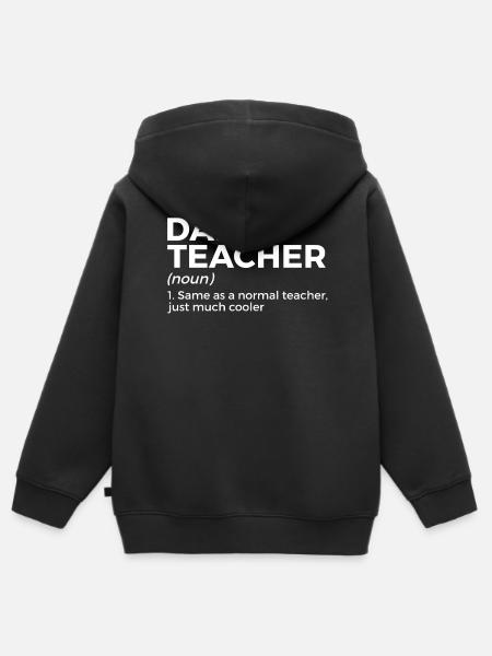 Danse pour les professeurs de danse - Sweat Premium à capuche zippé enfant bio - noir