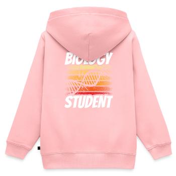 Biology Student Biology Student Biologist Profession - Kids Premium Organic Zip-up Hoodie - rose - Back - AI Model Kid Female (0cm)