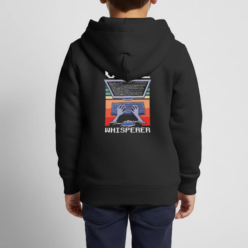 Code Flüsterer Programmierer Coding Coder Kinder Premium Organic Zip Hoodie