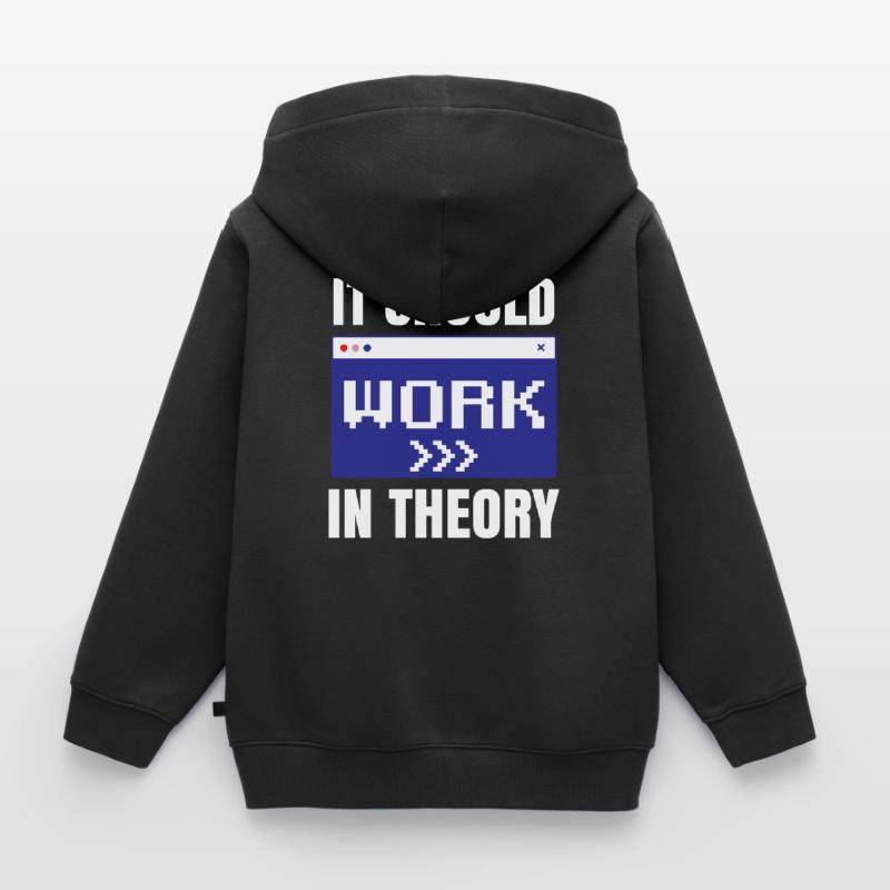 In theory, it should work coding code Kids Premium Organic Zip-up Hoodie