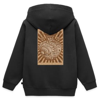 Pottery Vase - Pottery Ceramist - Kids Premium Organic Zip-up Hoodie - black - Back - AI Model Kid Male (0cm)