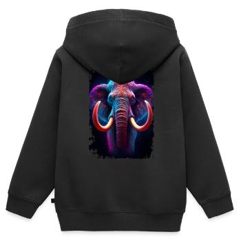 Mammut - Kinder Premium Organic Zip Hoodie - Schwarz - Hinten - AI Model Kid Male (0cm)
