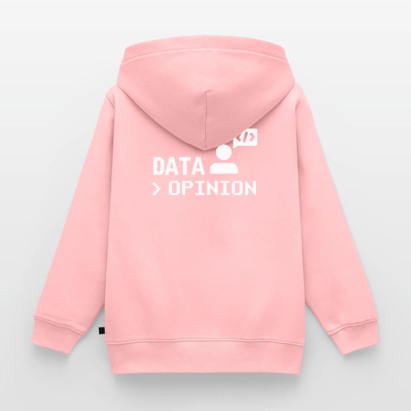 Data > Opinion Programmeur Codeur Codeur Sweat Premium à capuche zippé enfant bio