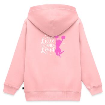 Cheerleader - Kids Premium Organic Zip-up Hoodie - rose - Back - AI Model Kid Female (0cm)
