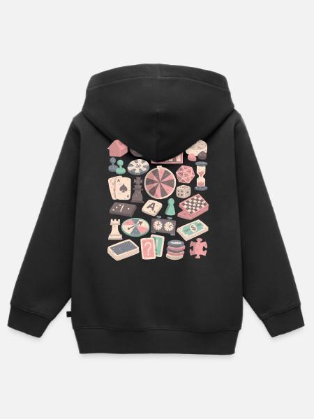 Brettspiele und Gesellschaftsspiele - Kinder Premium Organic Zip Hoodie - Schwarz