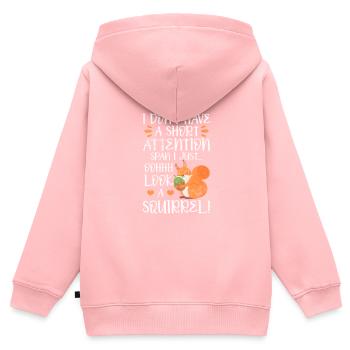 ADHS - Kinder Premium Organic Zip Hoodie - Rosa - Hinten - AI Model Kid Female (0cm)