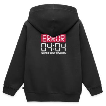 Hacker - Kinder Premium Organic Zip Hoodie - Schwarz - Hinten - AI Model Kid Male (0cm)