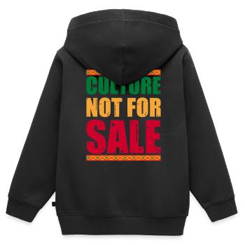 Black History Month Black History - Kinder Premium Organic Zip Hoodie - Schwarz - Hinten - AI Model Kid Male (0cm)