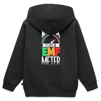Il n’est disponible qu’en compteur EMF - Ghostbusters - Sweat Premium à capuche zippé enfant bio - noir - Dos - AI Model Kid Male (0cm)