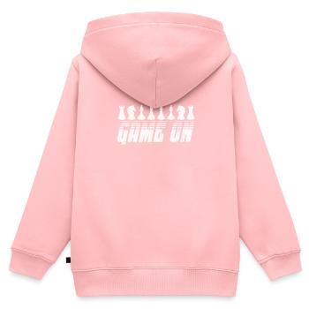 Chess - Kids Premium Organic Zip-up Hoodie - rose - Back - AI Model Kid Female (0cm)