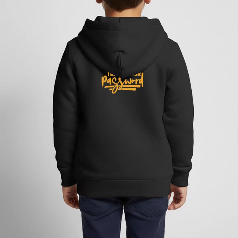 Hacker Coder Computer Hacking Cadeau Sweat Premium à capuche zippé enfant bio