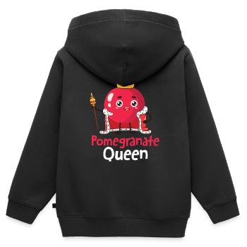 Kiwi - Sweat Premium à capuche zippé enfant bio - noir - Dos - AI Model Kid Male (0cm)