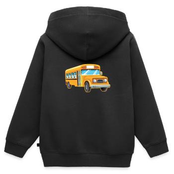 Bus Driver Bus Driver Bus Schuhlbus Gift - Kids Premium Organic Zip-up Hoodie - black - Back - AI Model Kid Male (0cm)