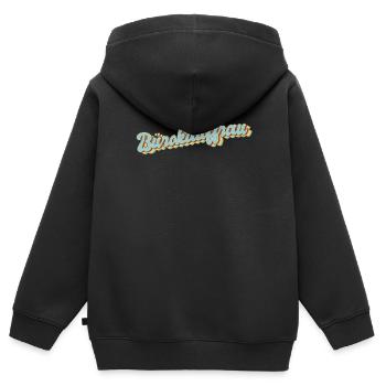 Angestellter Abschluss-Geschenk Bürokauffrau - Kinder Premium Organic Zip Hoodie - Schwarz - Hinten - AI Model Kid Male (0cm)