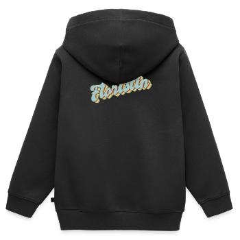 Floristik Abschluss-Geschenk Floristin - Kinder Premium Organic Zip Hoodie - Schwarz - Hinten - AI Model Kid Male (0cm)