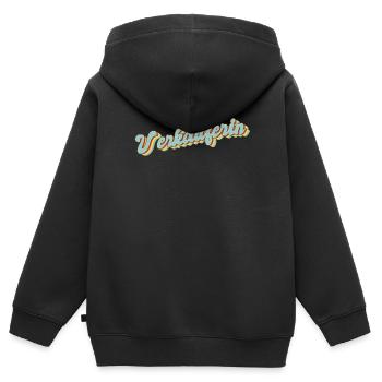 Détaillant Fermer Vendeuse de cadeaux - Sweat Premium à capuche zippé enfant bio - noir - Dos - AI Model Kid Male (0cm)